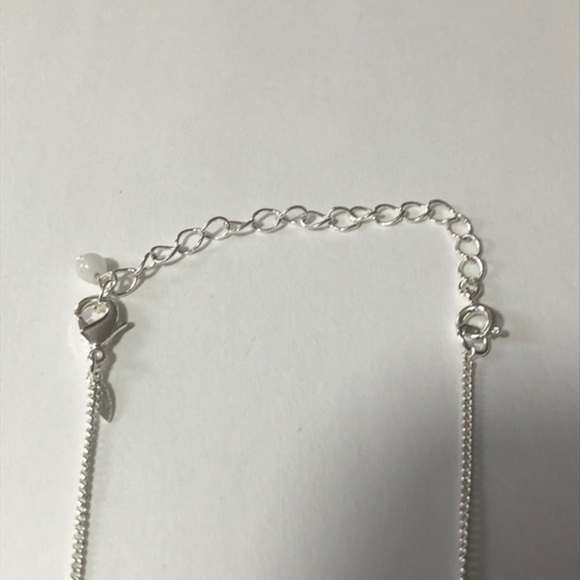 SHA 18" WHITE RHINESTONE PEARL TEARDROP PENDANT NECKLACE Jewerly Set - Picture 9 of 12